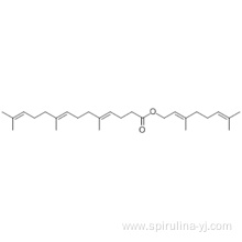 4,8,12-Tetradecatrienoicacid, 5,9,13-trimethyl-,( 57192370,2E)-3,7-dimethyl-2,6-octadien-1-yl ester,( 57192371,4E,8E)- CAS 51-77-4